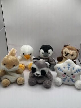 Aurora Palm Pals Lot of 6 Plush Stuffed Animals